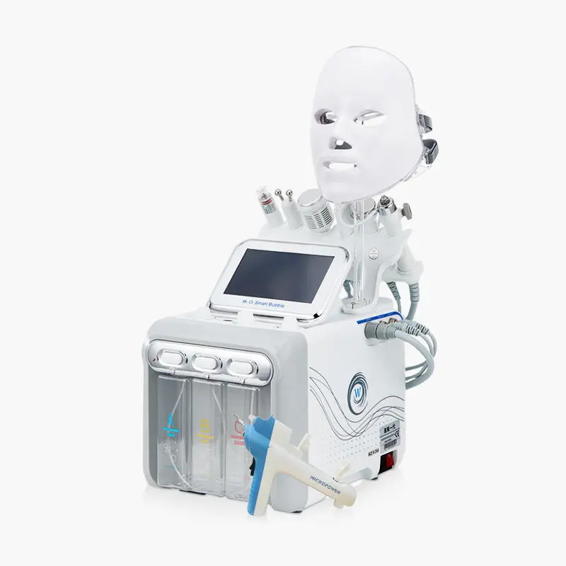 7in 1  Mask Oxygen Injection Nano Spray Rf Ultrasonic Multifunction Skin Care Beauty For Oxygen Facial