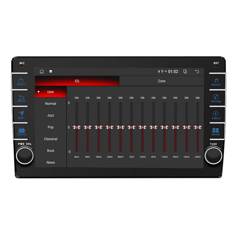 T100 1 5 + 32 ГБ универсальная 9/10 дюймов Двойная ручка gps fm carplay android dvd Автомобильный Радио дисплей сенсорный экран плеер