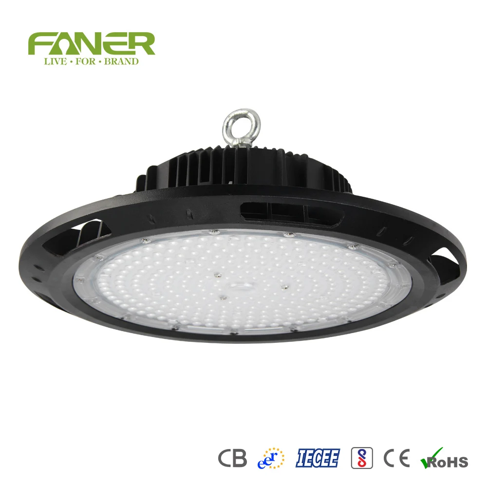
Faner warehouse light 2020 new design ufo highbay led high bay light 100w CE CB SASO ROHS BIS certificate 