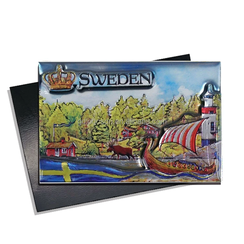 Norwegian Fjords Fridge Magnet Maker Custom Made Norway Foil Paper Magnet