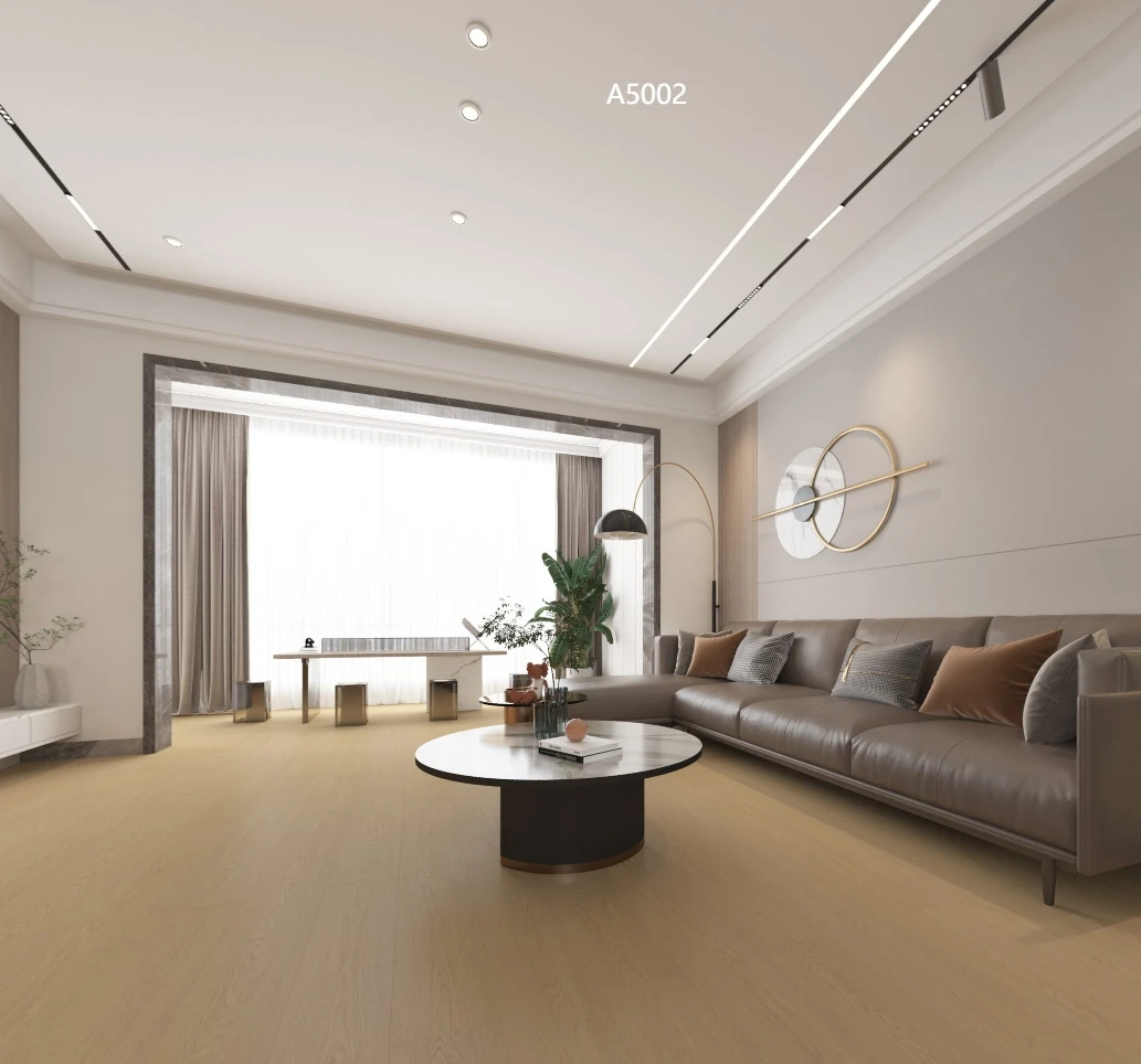 Interlocking laminated floor