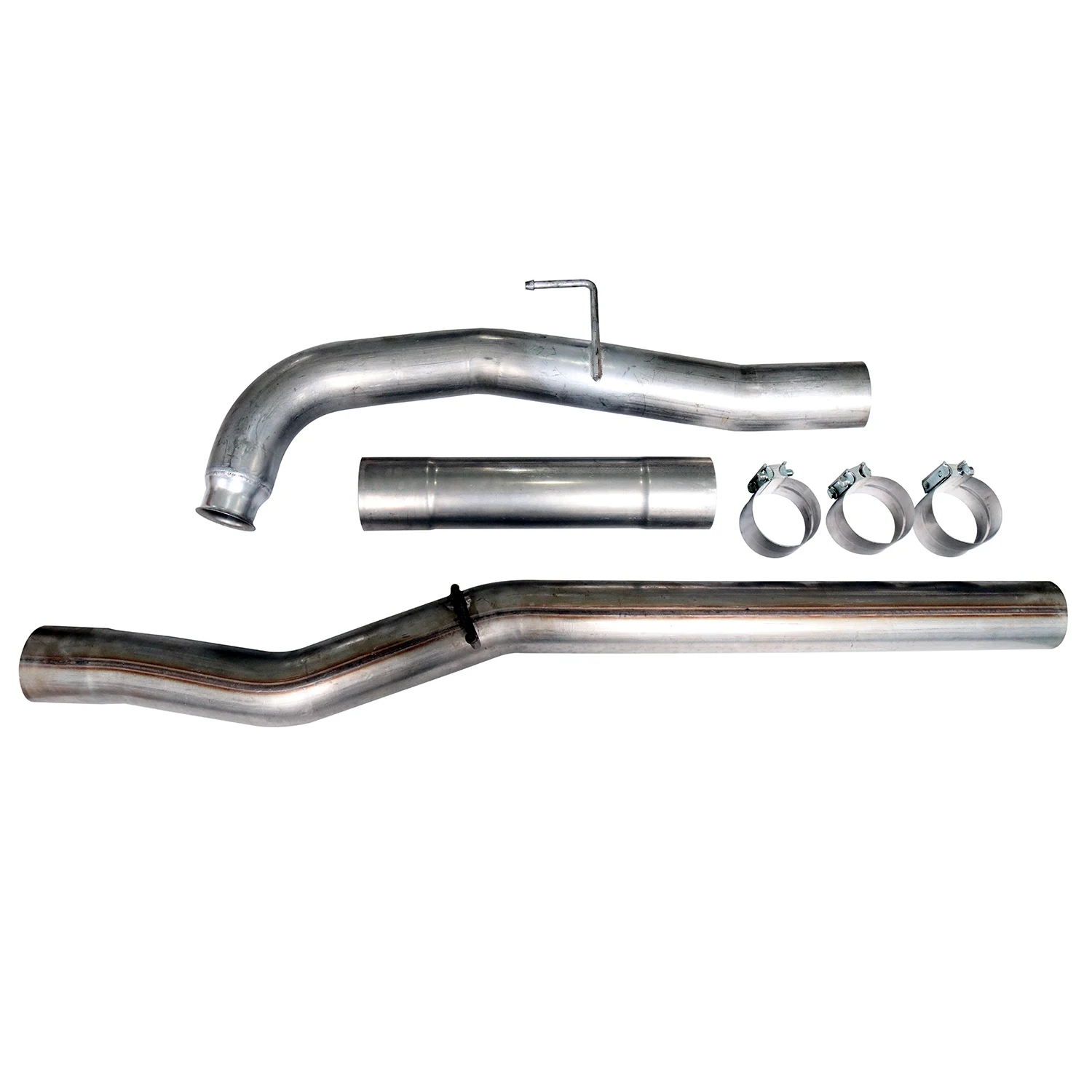 4 inch Cat & DPF Delete Exhaust Pips for 2011-15 6.6L Duramax 2500 3500 LML