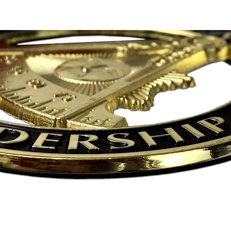 High quality metal enamel masonic car emblem custom metal logo auto badge