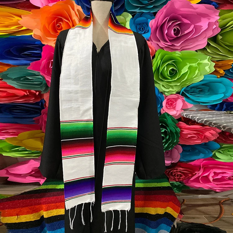 2021 Kente Cloth Hbcu Stoles Sash Sub Serape Customizable Barranquilla Sarape Graduation Stole