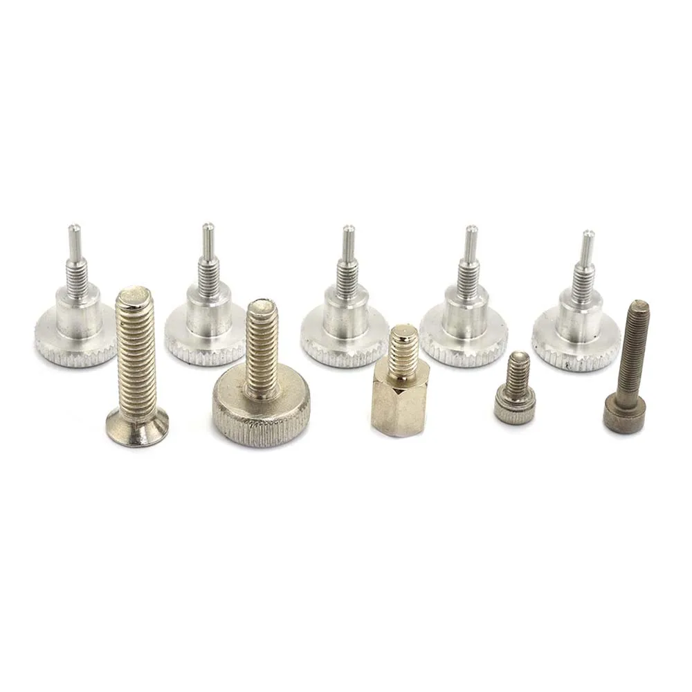Customized manufacturing cnc machining non standard stainless steel wheel bolt and nuts 316