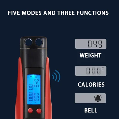 Customized Jump Rope with Counter Digital Cordless Heavy Pvc YC-UTDO253 3 M (personal) CN;ZHE Unisex 0.5KG UTDO