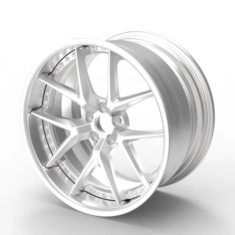 20x8.5 inch Deep Concave Three Piece Forged Wheel 5*114.3