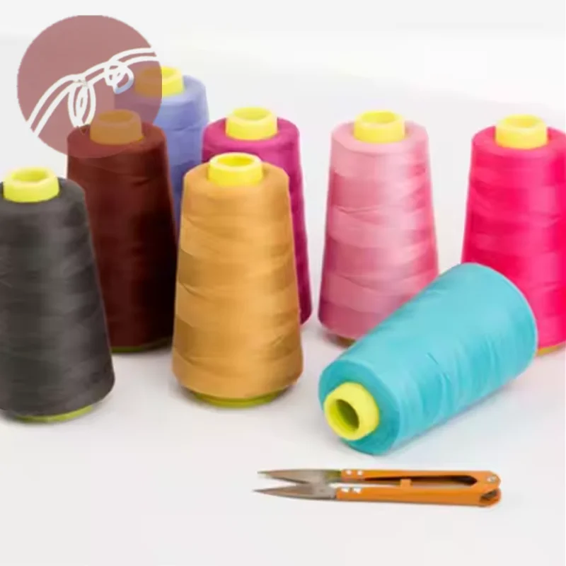 High Speed Sewing Thread Polyester Threads Machine Manual Line Embroidery Industrial Home Sewing Accessories Threads