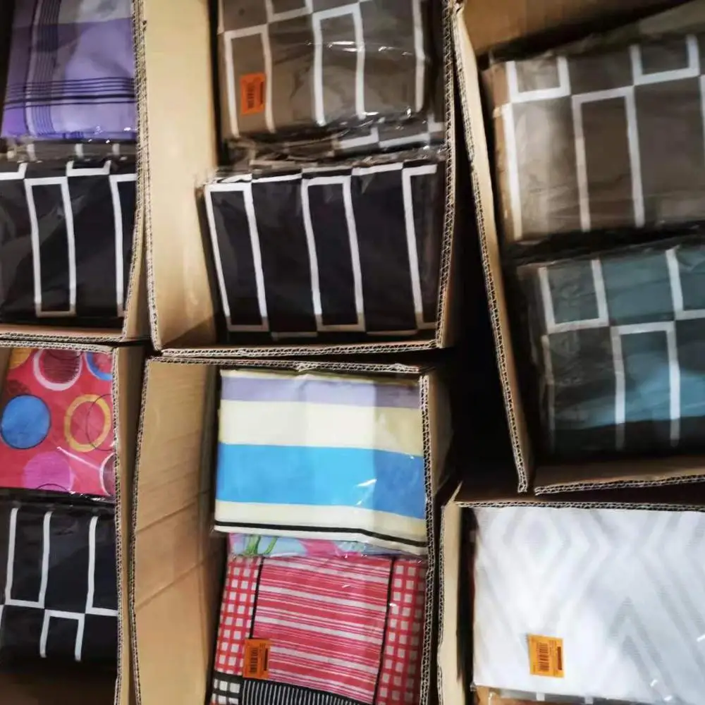 promotional microfiber bed sheet made by stock fabric