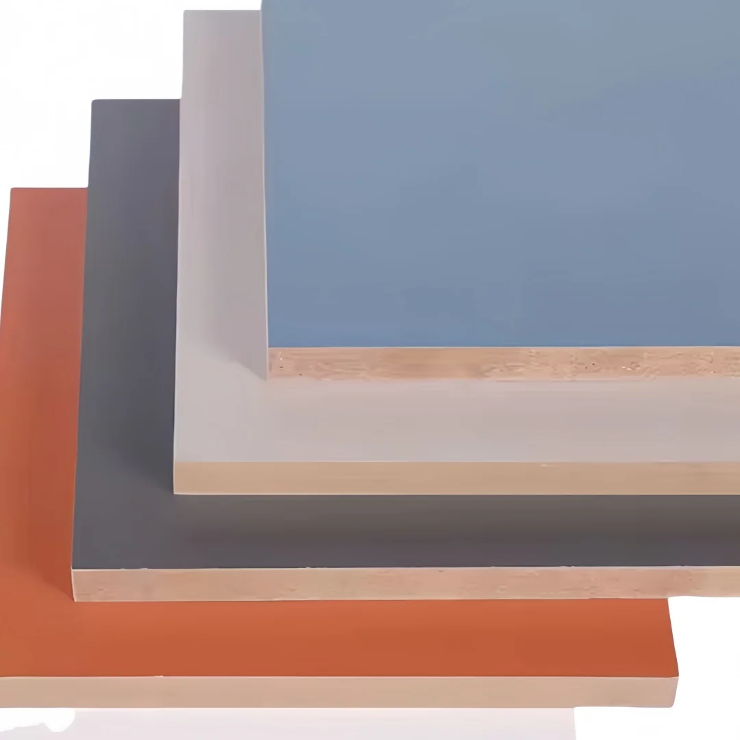 Cheap price 1220x2440mm melamine laminated medium density fiberboard wood fiber material