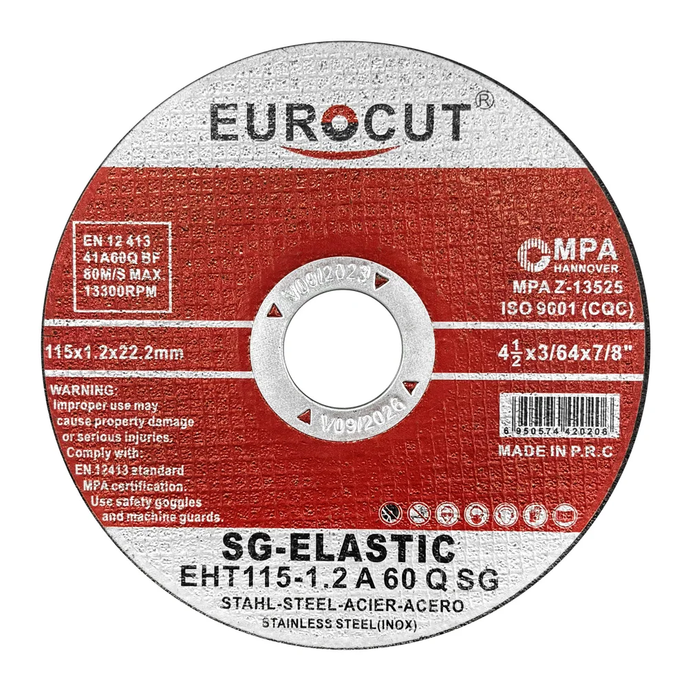 Hot Sale T41 115*1.2*16 mm Ultra Thin Resin Cutting Disc For Metal Cutting