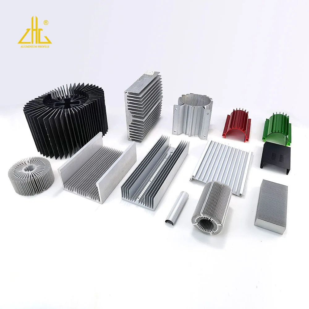Zhonglian Manufacturer led extrusion anodized 20W 50W 100W 200W profile for led supplier heat sink aluminum