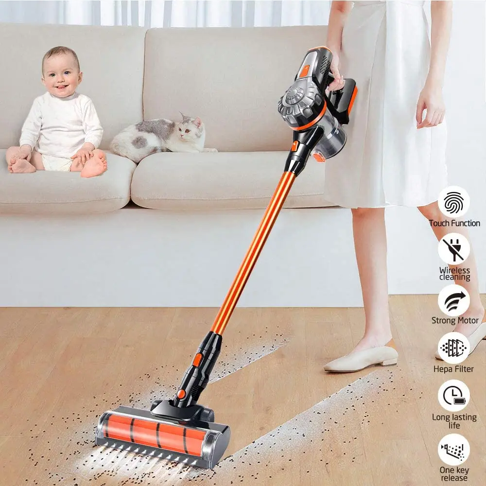 2 in 1staubsauger Bagless cyclone battery powered cordless hand rechargeable floor vacuum cleaner vacuum and carpet cleaner