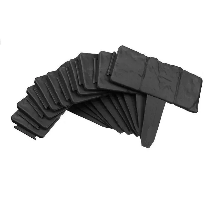 Set Of 20 Plastic Garden Edging Lawn Yard Plant Flower Grass Fence Border Outdoor Collapsible Patchwork Fence
