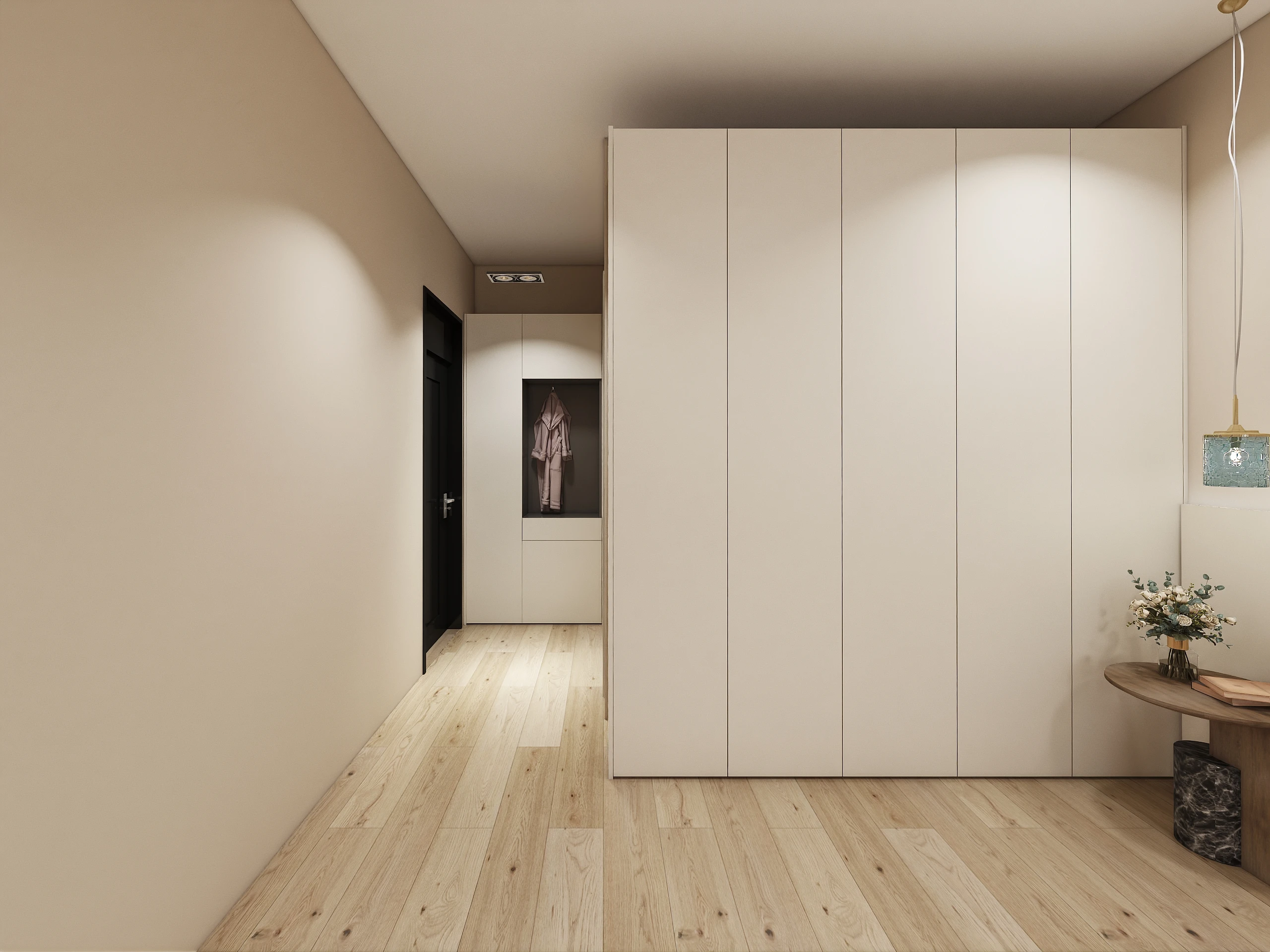 Environment-friendly health 360 degree seamless powder coating mdf price for door panels