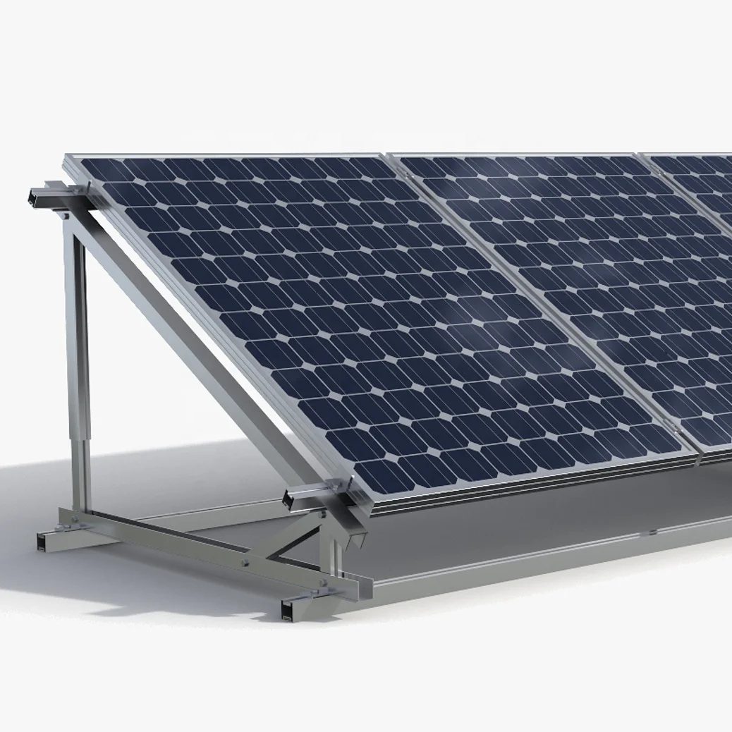 Lightweight and Durable High-Strength Aluminum Construction Tripod Solar Roof Mounting System