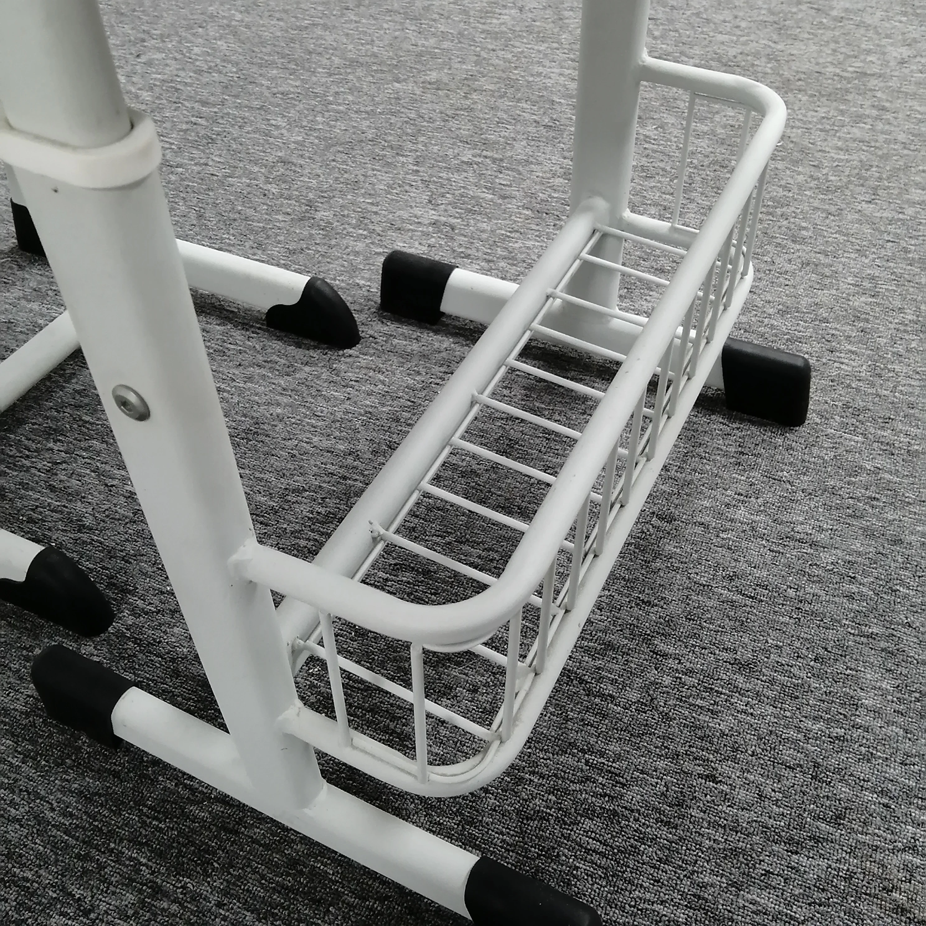 
Popular MDF Education Furniture Design Desk with Shelf and Chair Seating Set Classroom School University Student Adult Metal 