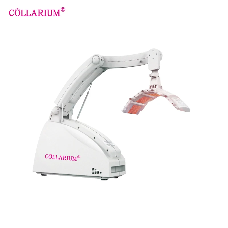 Good quality therapy facial spectrometer foldable the new colorful led photodynamic skin beauty instrument red and blue light