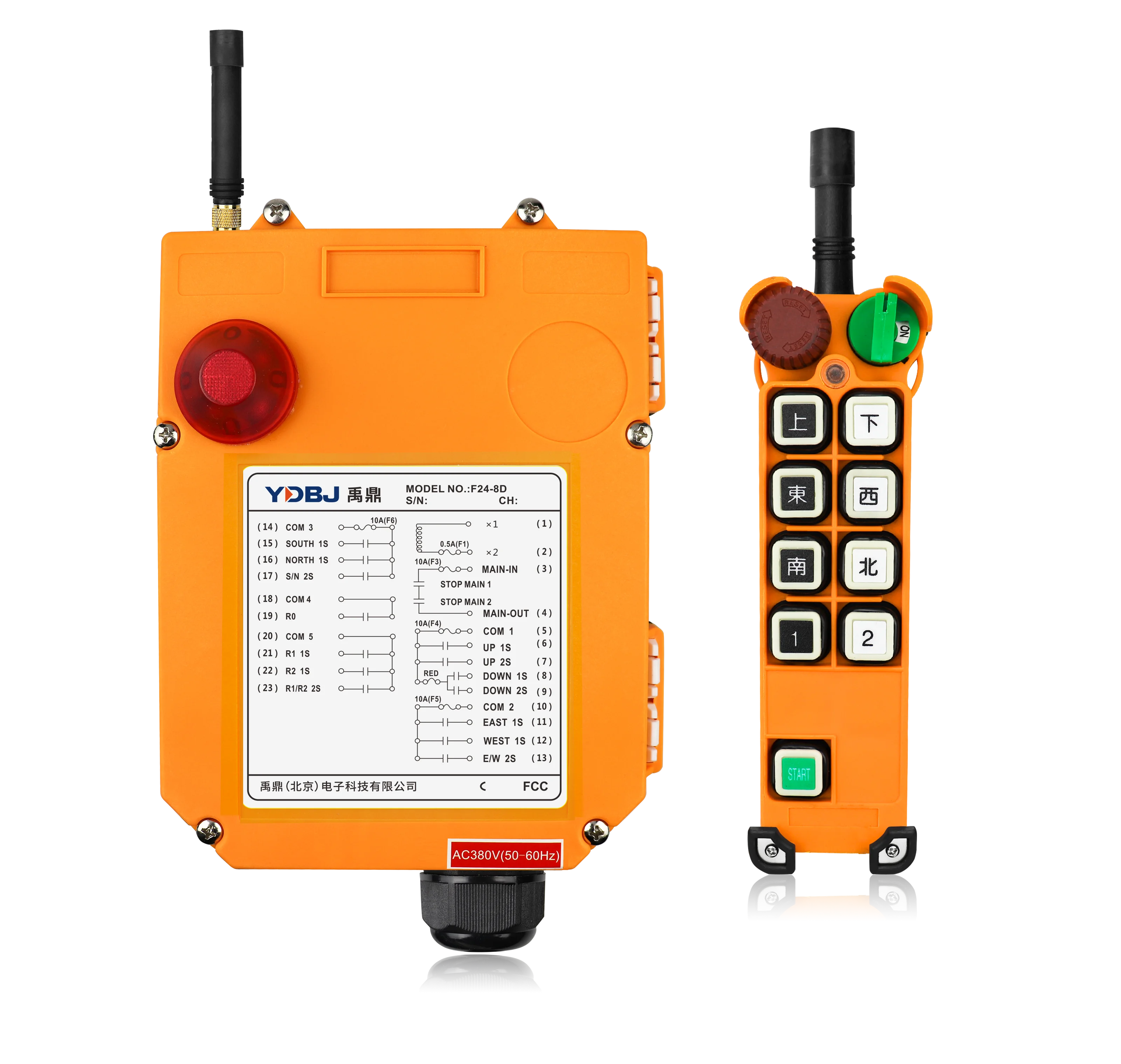 China Manufacturer Crane Wireless Industrial Remote Control