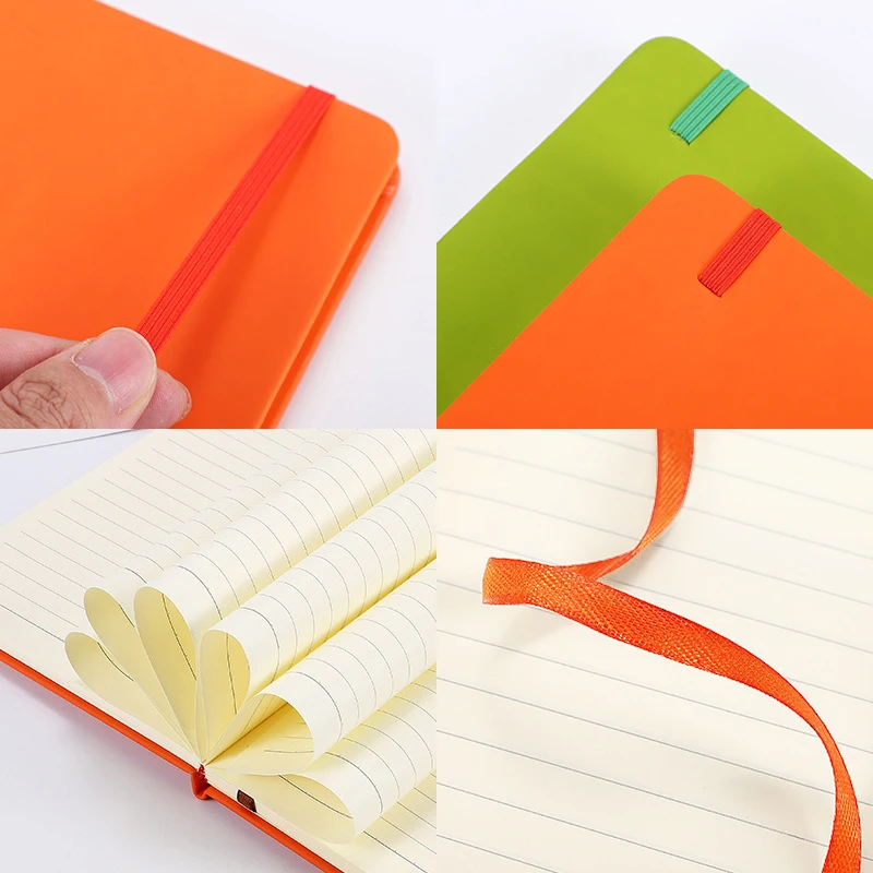 Office Supplies Hardcover Blank Notebook B5,A5,A6 Pu Laser Engraved Gift Logo Unique Notebook Journal Plan Notebook