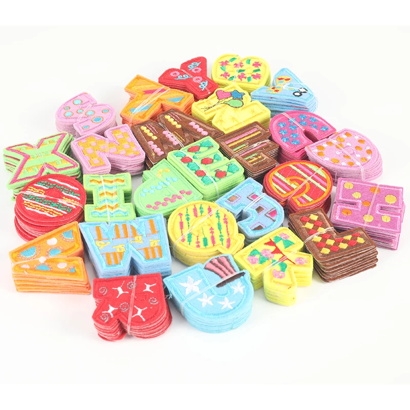 Hot sale custom Heat Press 3d Puff Logo Badges Embroidered Patch Sew On Iron On Clothing Patches Embroidery Letters Patch