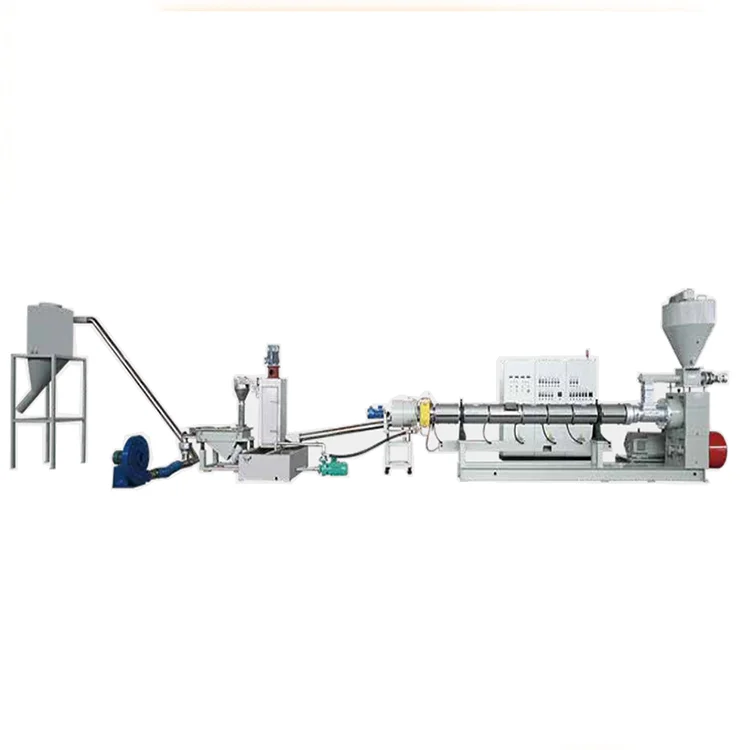 Recycling Plastic Pellet Pelletizing Custom Motor Granules Making Extruder Granulator Machine