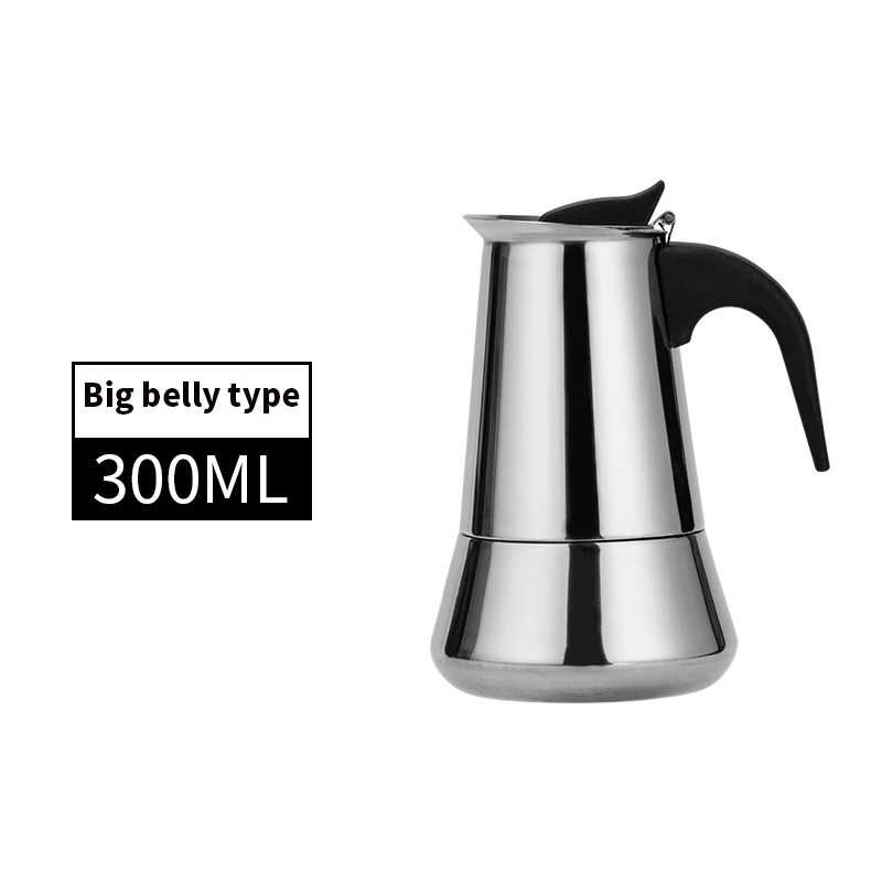 Hot Sale Professional 450Ml Stainless Steel Espresso Coffee Maker
