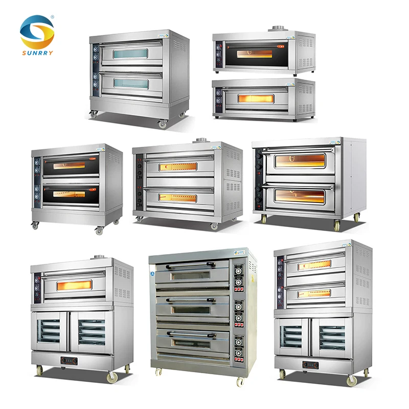 Cheap Price Custom Commercial Bread Oven Gas Electric Industrial Cake Oven Machine Bakery Ovens for Bread Making Machine