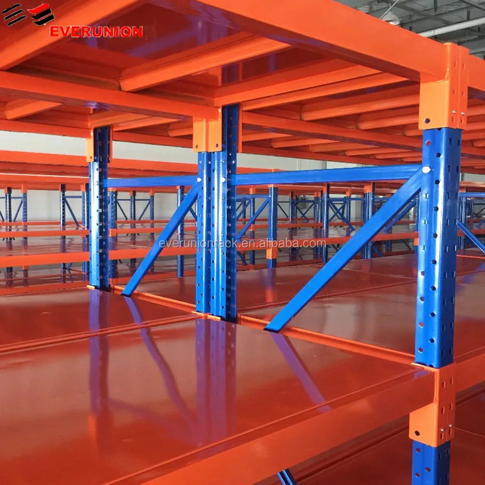Long Span Warehouse Shelves with Steel Panel