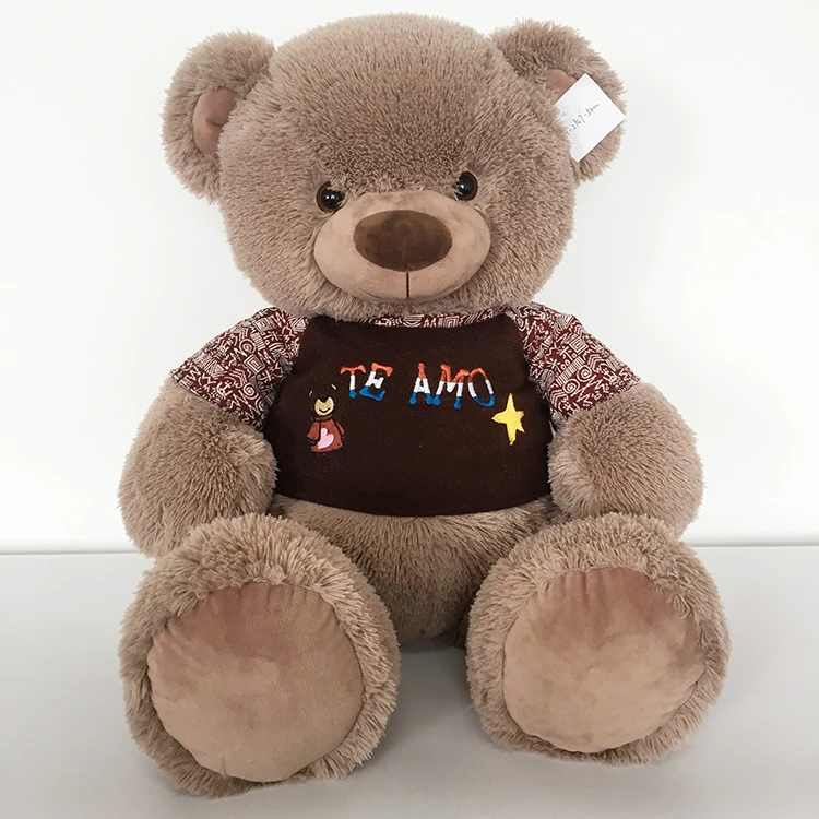 Super Soft  Stuffed Animals Build a Plush Bear Brown White Bears Gifts Bulk for Retail