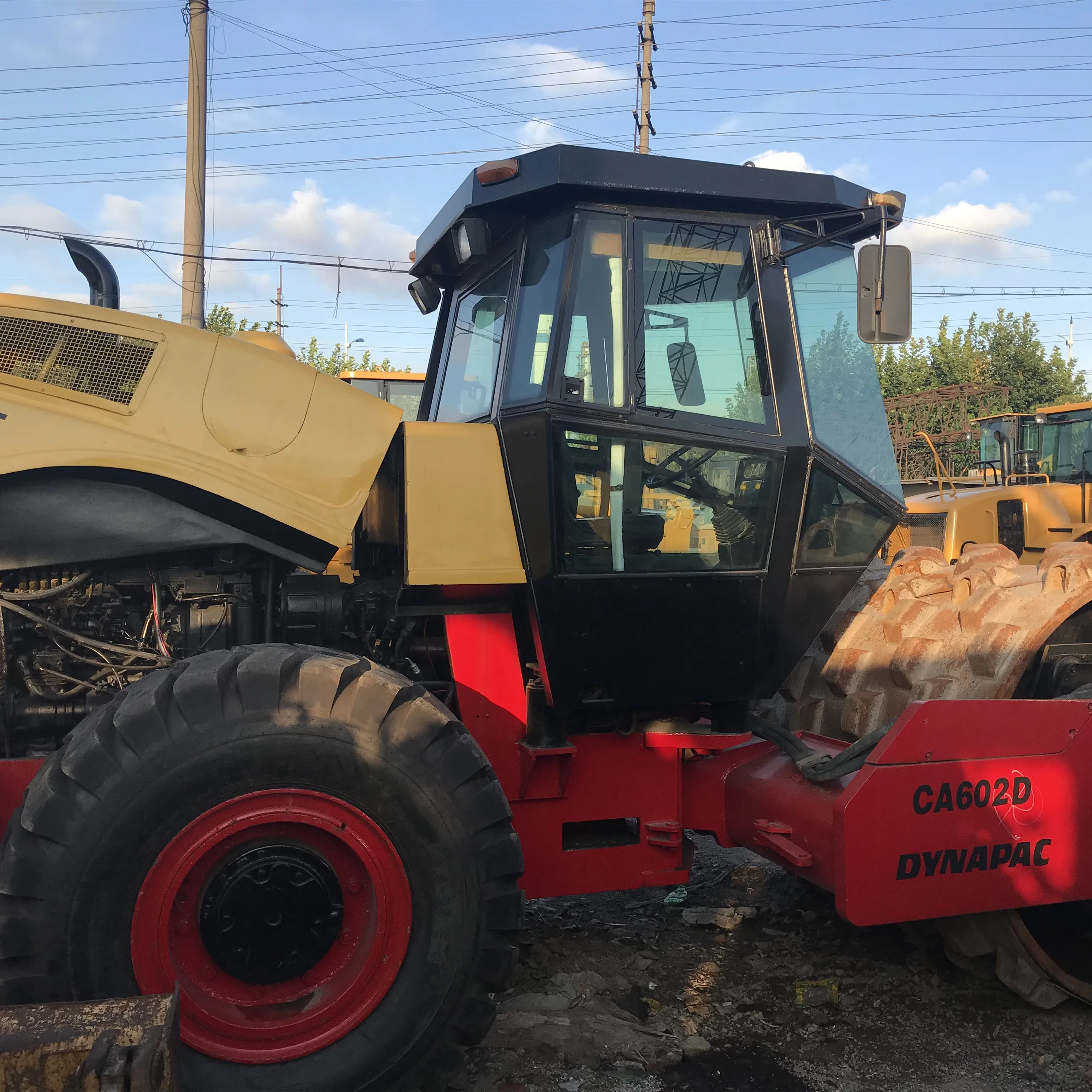  Dynapac CA602D mini bomag Вибрационный rc высокопроизводительный стальной барабан дорожный уплотнитель по низкой