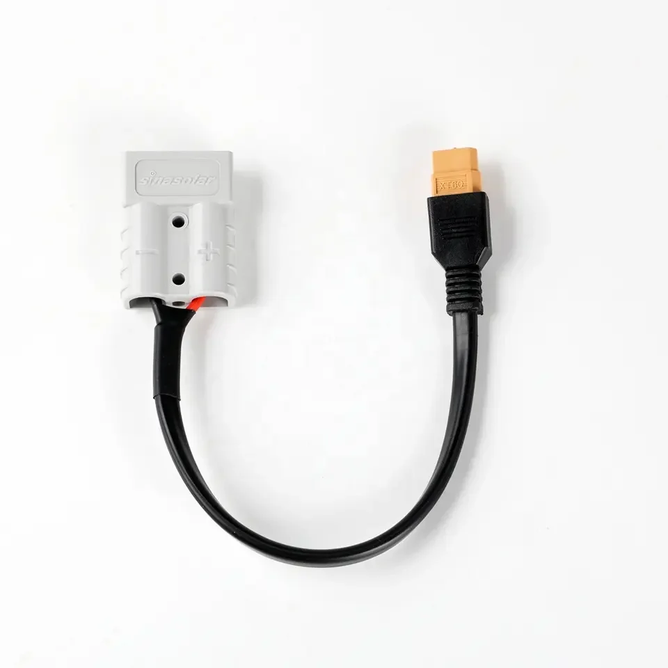 Heat-shrinkable Tubing 50A Solar Anderson-style To XT60 Female 2.5 Square Copper Power Battery Charge Connector Cable Wire
