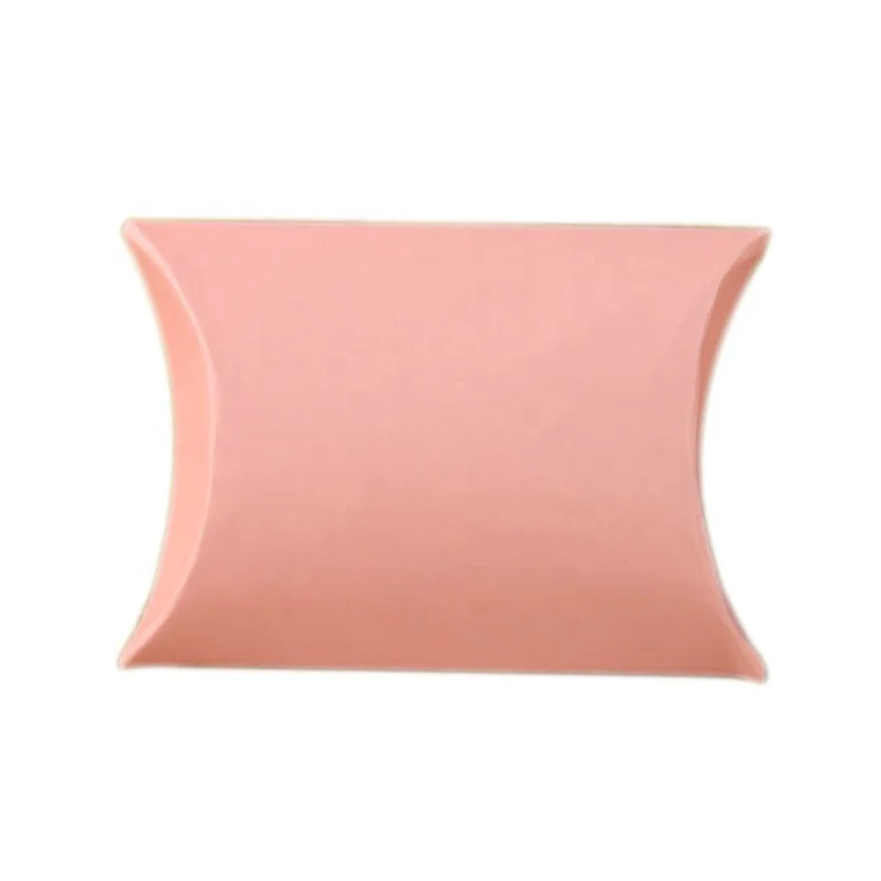 
Different colors 230gsm paperboard pillow bag shape candy packaging box 