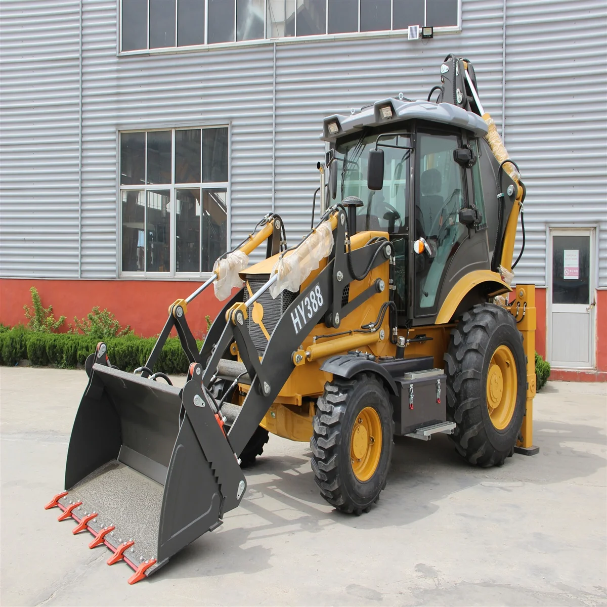 New Design Liugong 4X4 Mini Jcb Wheel Backhoe Excavator Back Hoe Loader