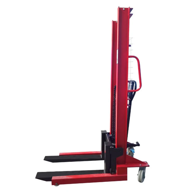 manual forklift machine 1000kg 2000 kg lift height  3000 hand pallet stacker series lifter mover for warehouse