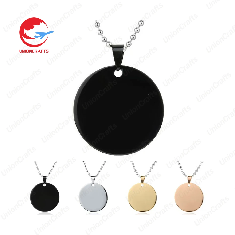 Cheap Customized Logo Personalized Necklace extender Chains Stainless Steel Engraved Cutting Blanks Dog Cat Pet Tags Necklace