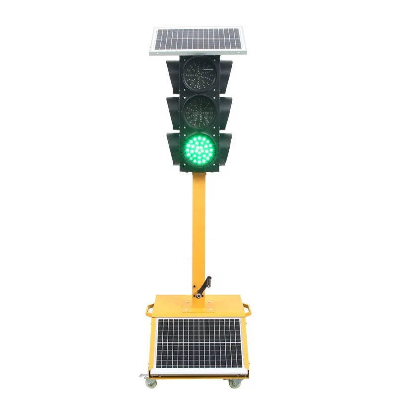 Three Colors Programmable Moving Traffic Facility Warning Light Japan Traffic Light Lantern With Counter And High Mast