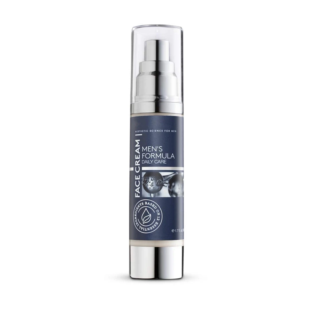 Private Label Mens Face Cream - 6 in 1 Mens Face Moisturizer  - Eye Bags Treatment & Face Lotion