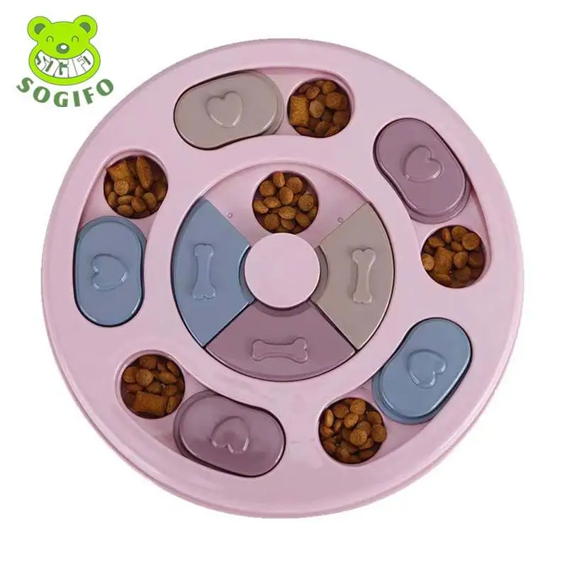 2024 Hot Sell Reduce Pet Anxiety Interactive Treat Slow Feeder Pet IQ Training Puzzle Feeder Toys