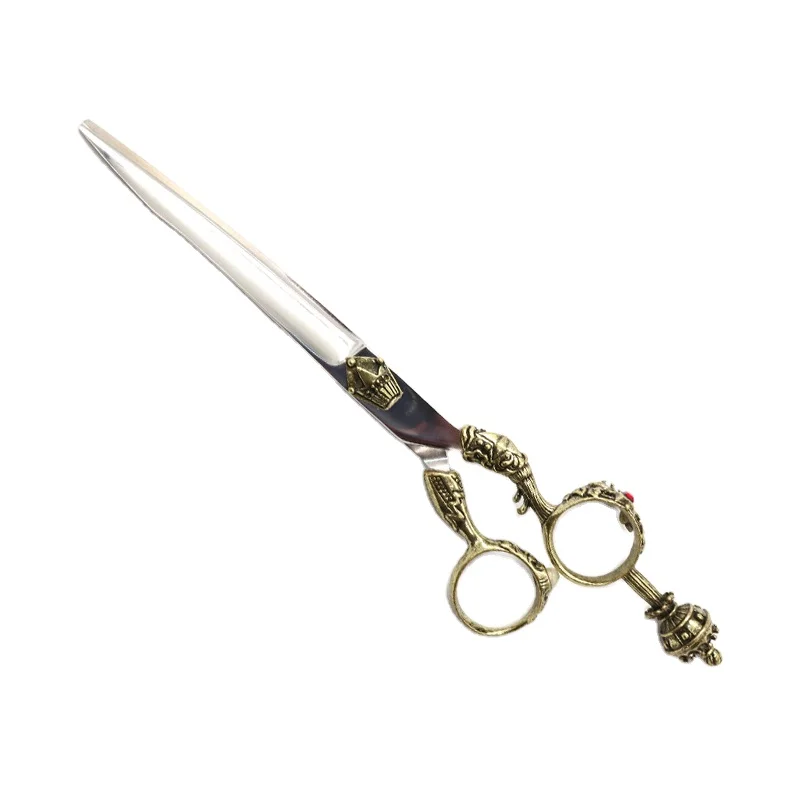 Профессиональные ножницы для груминга собак с выпуклыми краями SUS440C