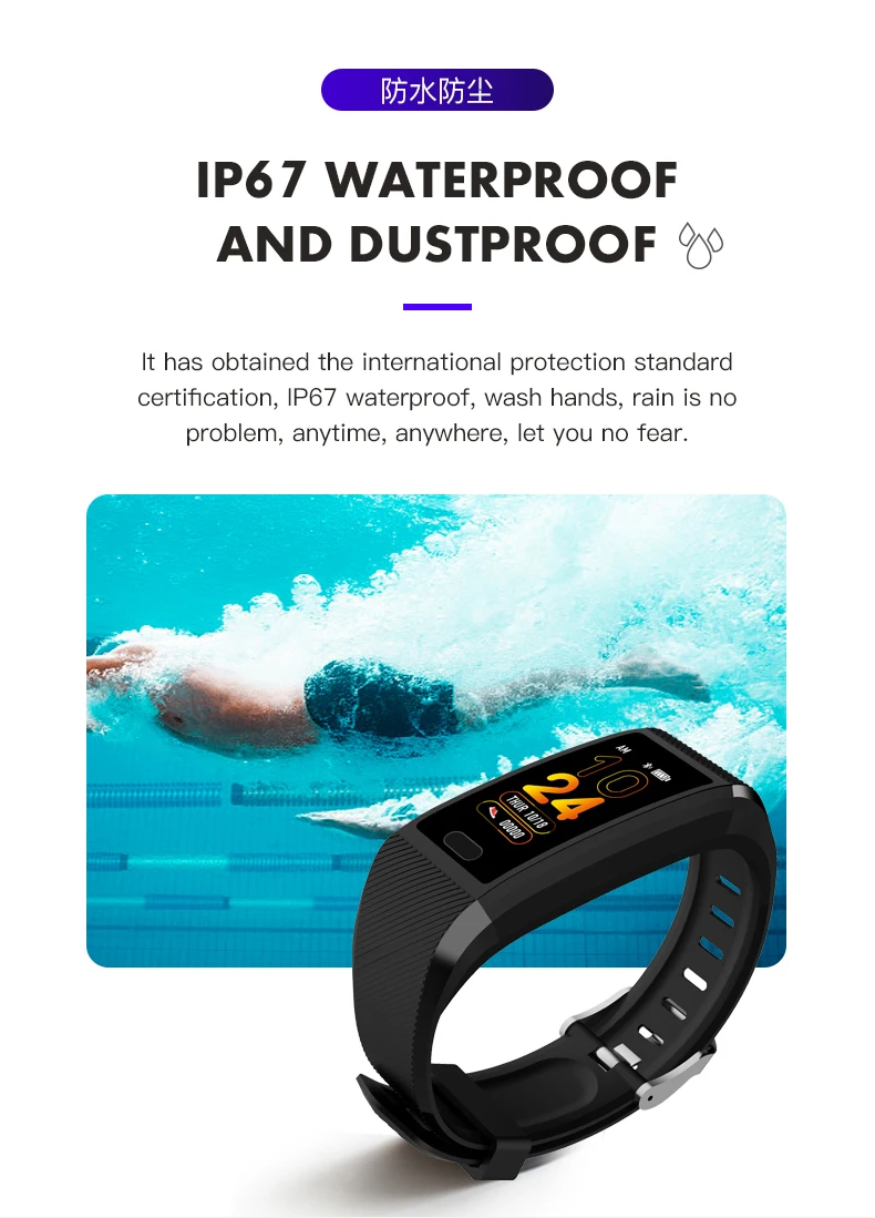 Смарт-часы с сенсорным экраном BT для телефонных звонков пульсометром IOS Android