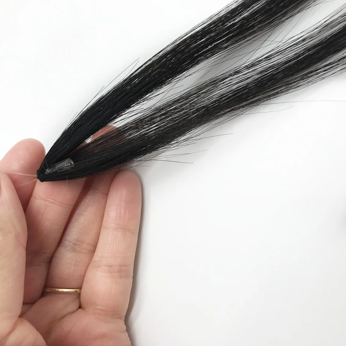 2022 new system 100% cuticle aligned virgin human hair H6 feather hair extension easy use invisible and fast