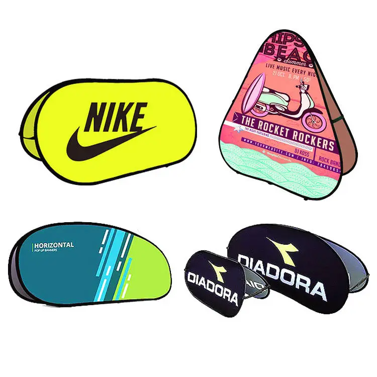 Top Selling Customized Logo Branded Double Side Outdoor Pop Up A-Frame Banner for Advertising