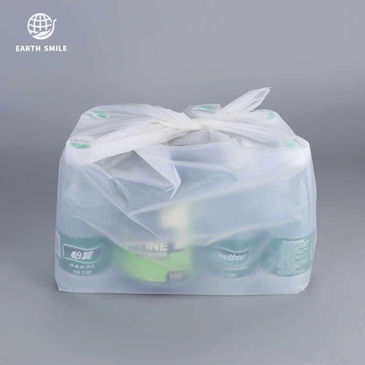 Футболка из кукурузного крахмала пластиковый пакет для покупок