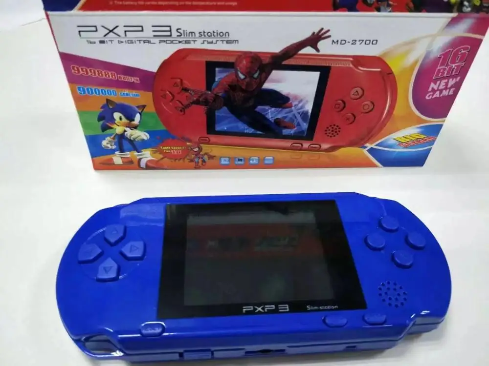  Портативная игровая консоль PXP3 и PVP портативная PXP с 3 карманами 16-битная Slim