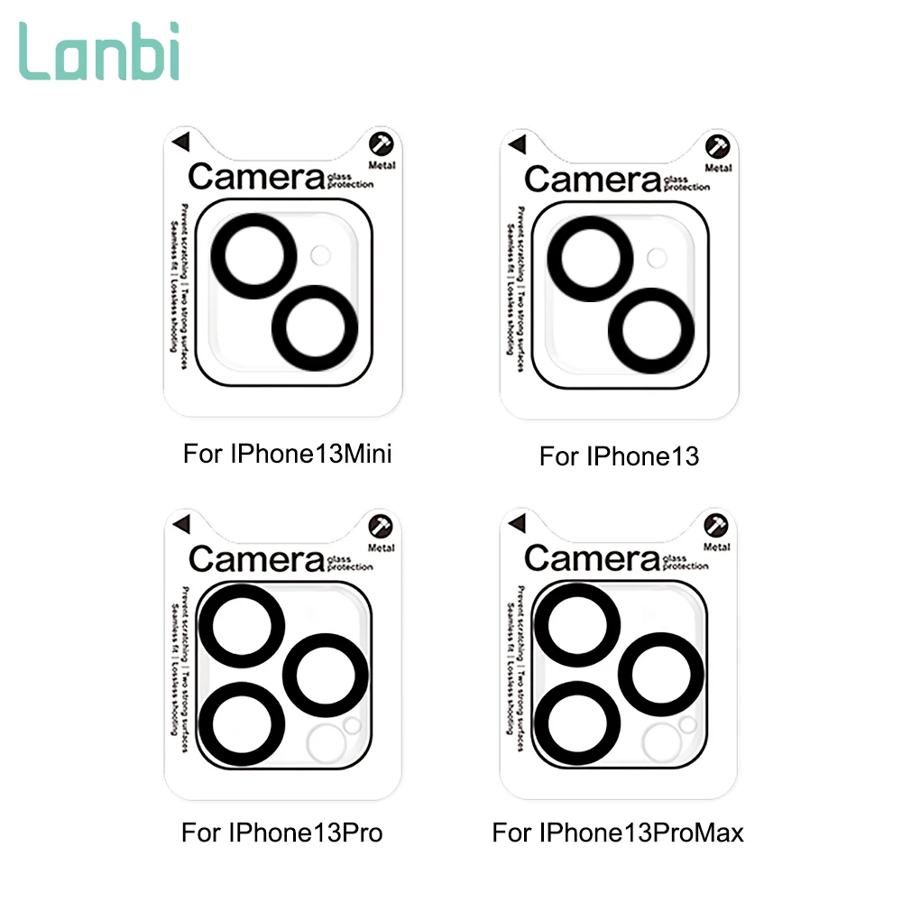 Anti-Scratch HD Clear Camera Protector Lens Glass Film For IP 13/13 PRO/13 PRO MAX  Transparent CameraTempered Glass