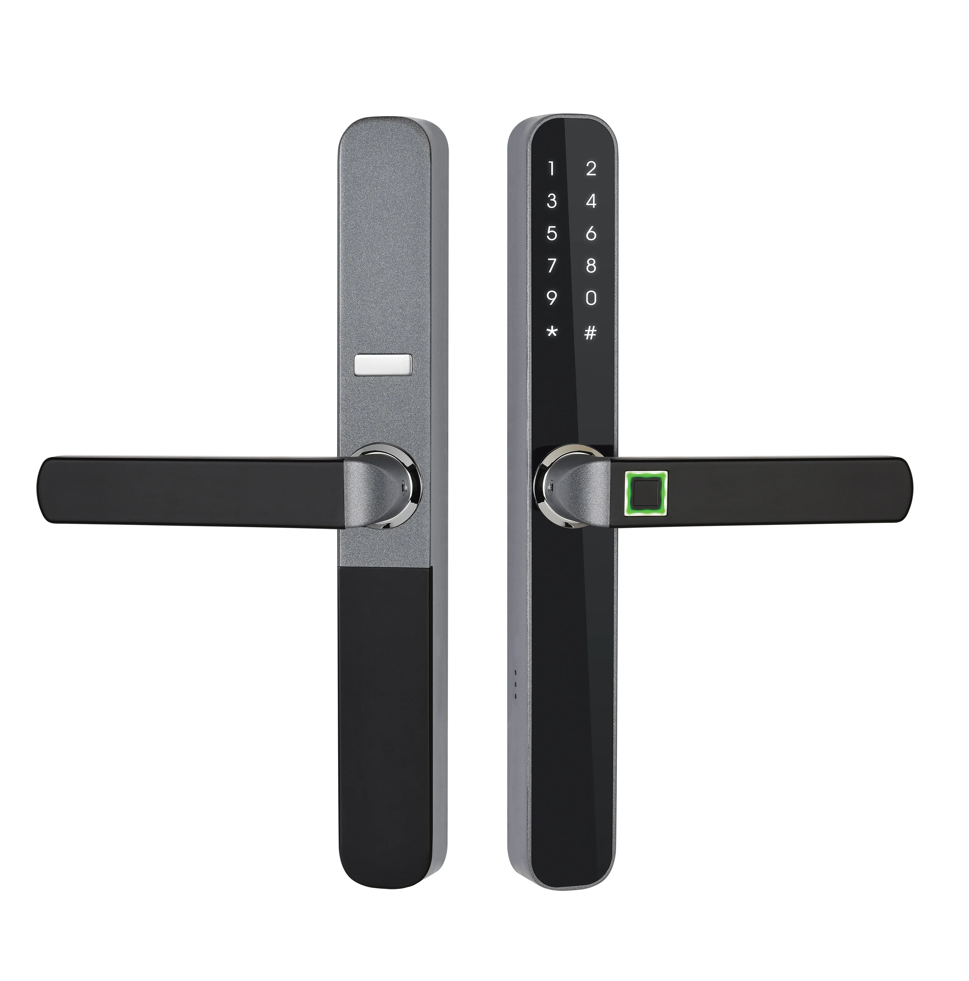 
intelligent hot sales electronic hotel keyless card lock entry system narrow broken bridge aluminum alloy sliding door lock 