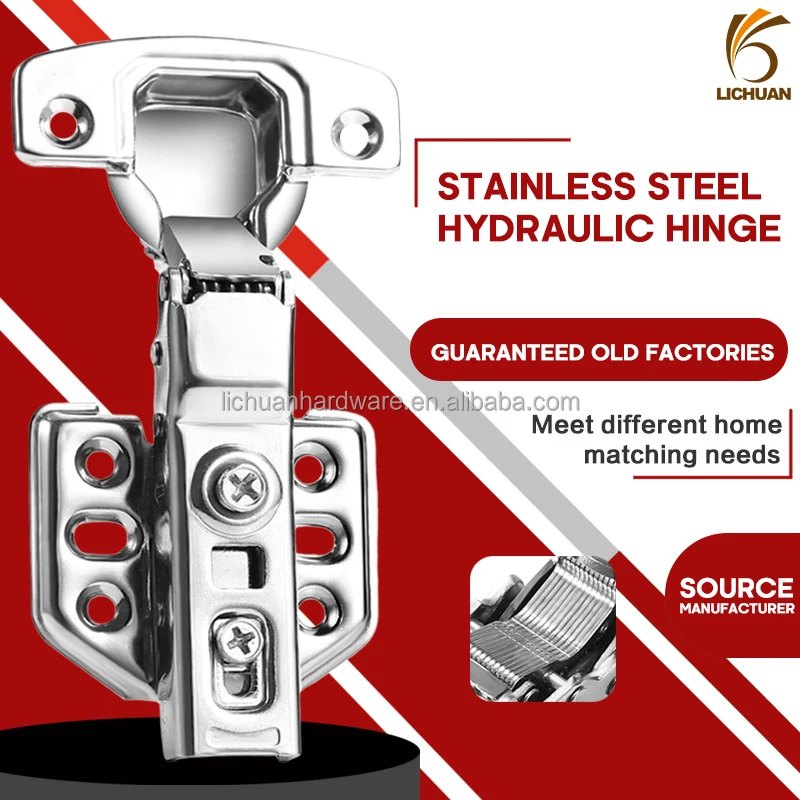 Cabinet Hinge Hydraulic Buffer Door Wardrobe Door Hinge Medium Curved Spring Aircraft Pipe Hinge Hardware Accessories