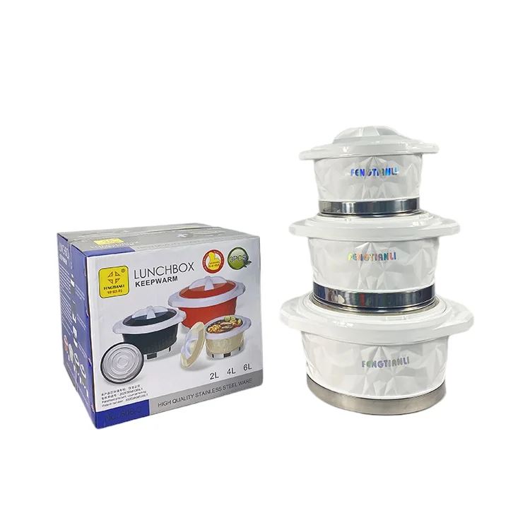 2L 4L 6L нержавеющая сталь изоляционный горячий горшок изолированный суп еда теплее кастрюля набор
