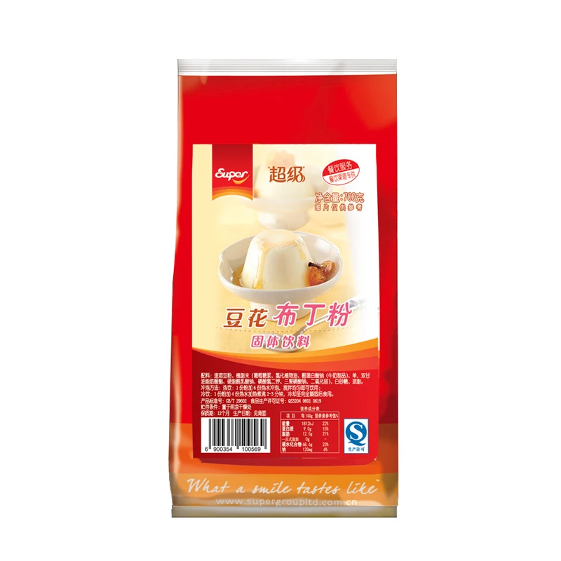 Jellied Bean curd Chinese tradition dessert instant soybean curd pudding powder